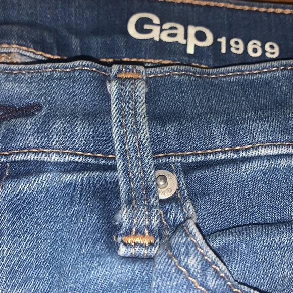 GAP 1969 Sz 29R high rise skinny jeans medium wash jeans - Picture 12 of 14